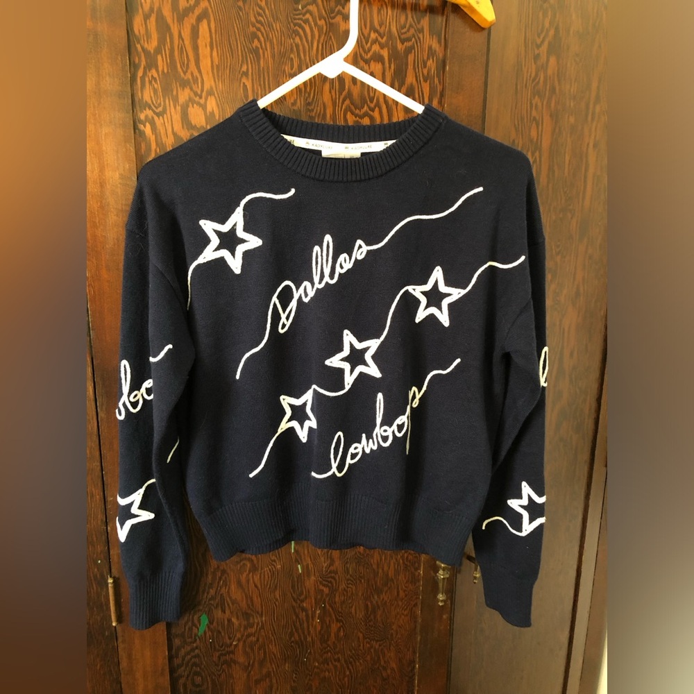 Kadyluxe NFL Dallas Cowboys Embroidered Sweater